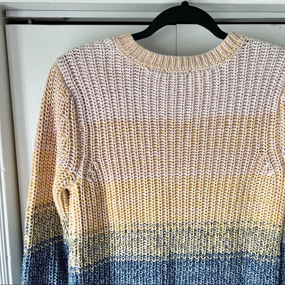 Tribal Chunky Knit Crew Neck Multicolour Sweater Size Small - Picture 6 of 9